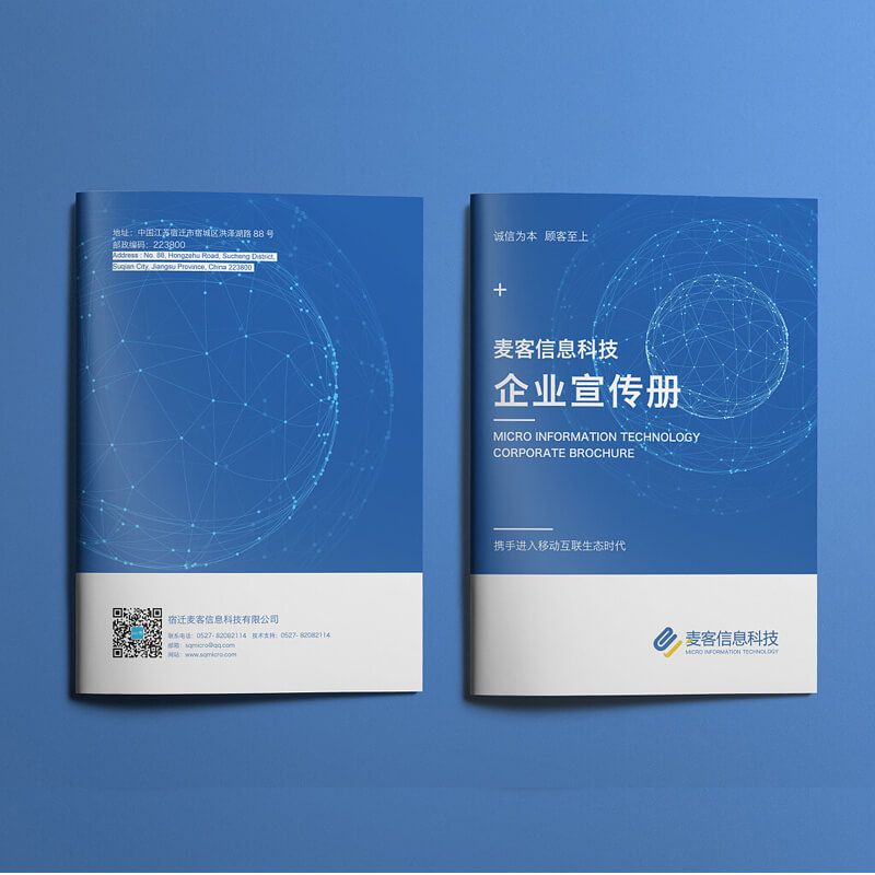 麥客信息科技公司宣傳畫(huà)冊 設計案例欣賞